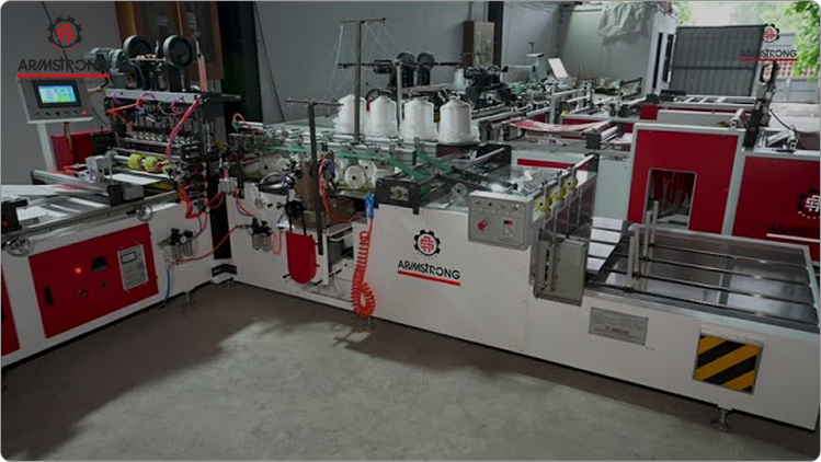 High Speed Bag cutting & Sewing Conversion Line